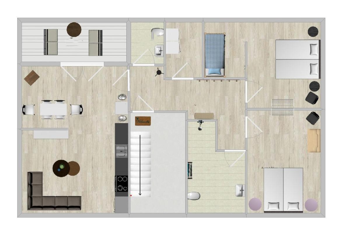 Schoenes Penthouse Duemmer See - Lembruch Hüde Exterior foto